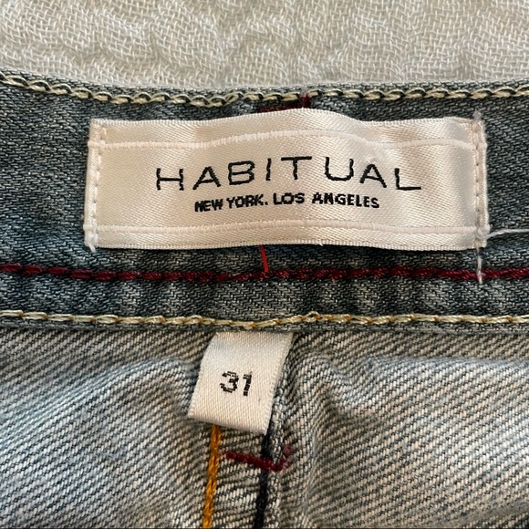 Habitual Denim Mercury Gray Skinny Jeans Size 31 - Picture 7 of 8